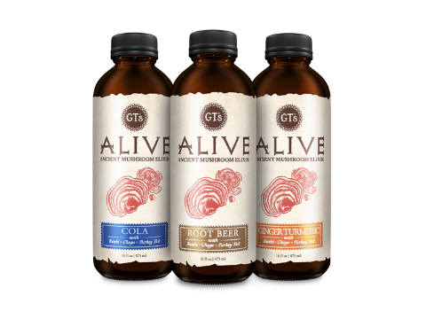 ALIVE Ancient Mushroom Elixir bottles menu icon