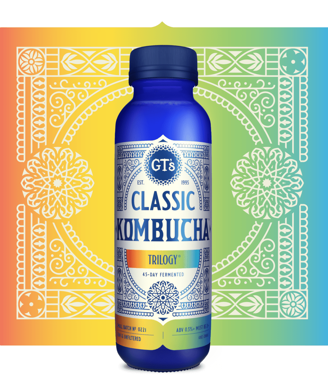 GT's CLASSIC KOMBUCHA Trilogy Bottle Render