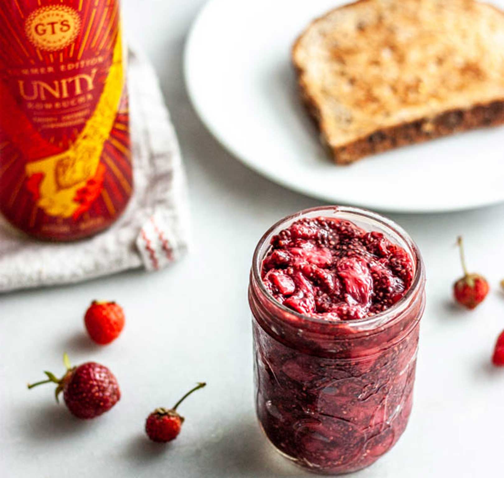 Berry Cherry Chia Jam