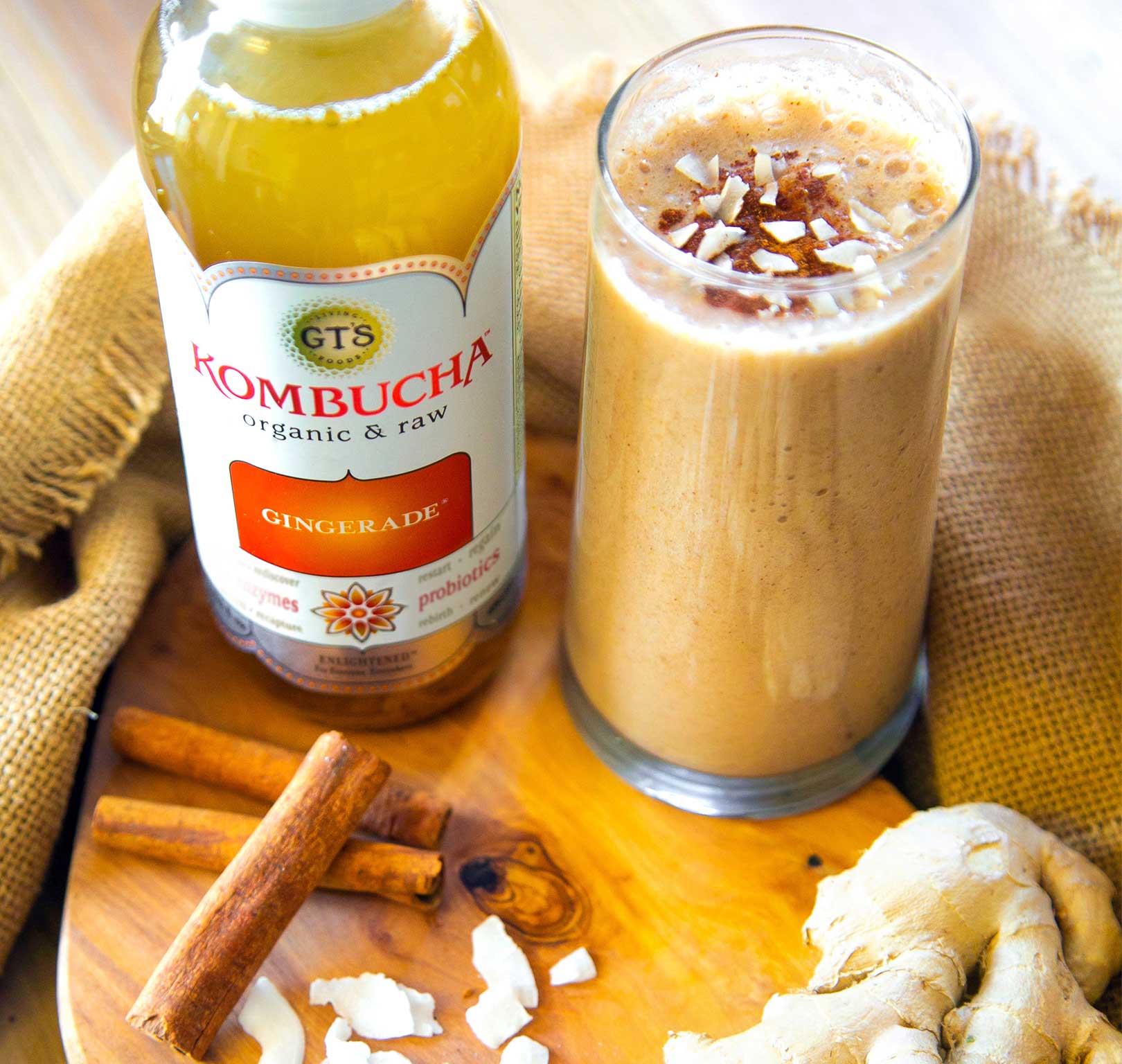 Ginger Cinnamon Breakfast Smoothie