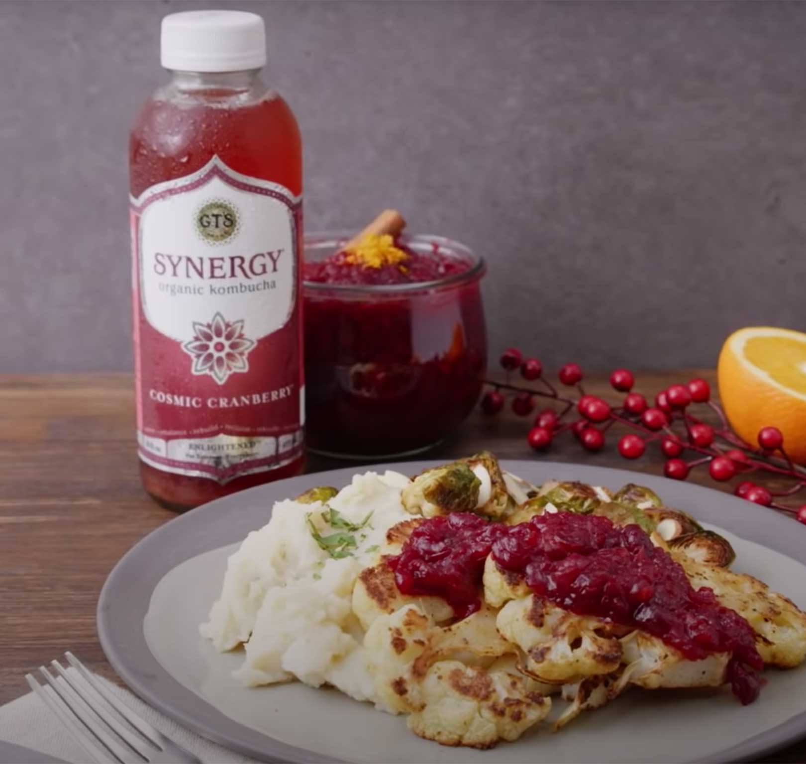 Kombucha – Infused Cranberry Sauce