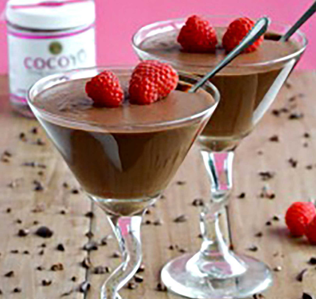 Coco Yo Raspberry Velvet Chocolate Raspberry Mousse