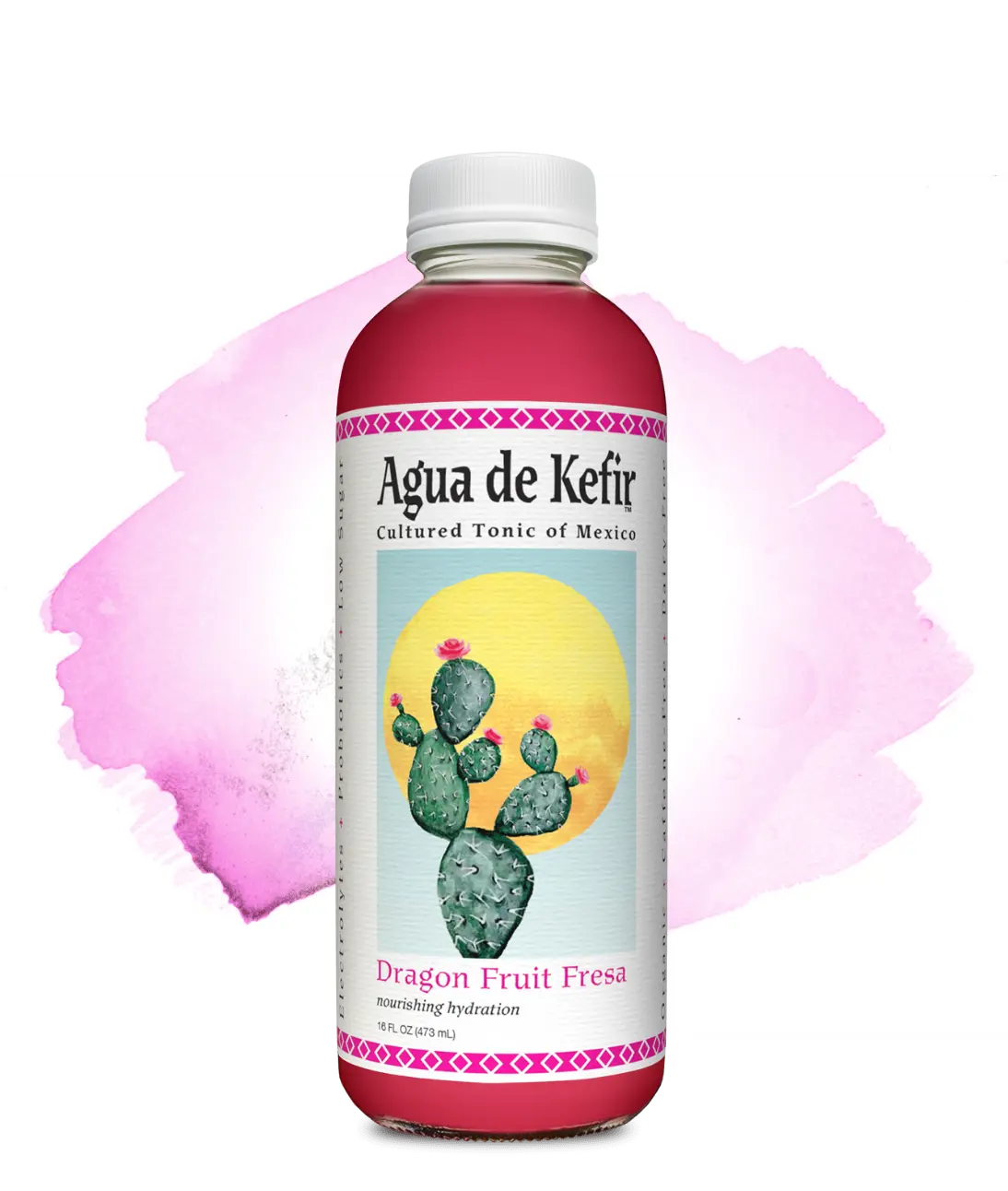 GT's Agua de Kefir, Dragon Fruit Fresa