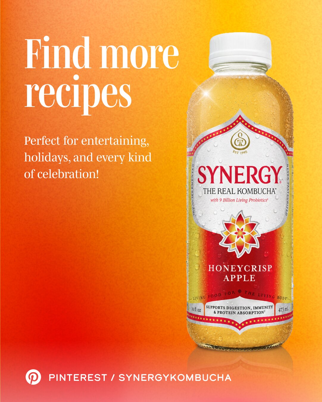 Find more recipes at gtslivingfoods.com — Synergy supports immunity, glowing skin, and cognition